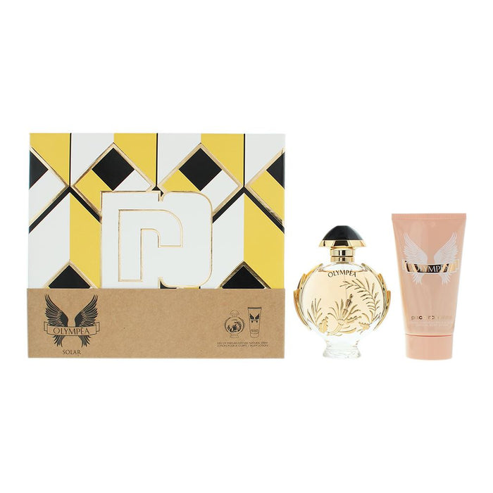 Paco Rabanne Olympea Solar 2 Piece Gift Set: Eau de Parfum 50ml - Body Lotion 75ml For Women