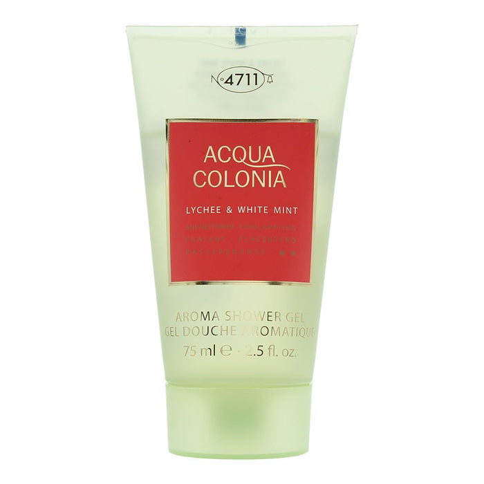 4711 Acqua Colonia Lychee White Mint Shower Gel 75ml For Unisex