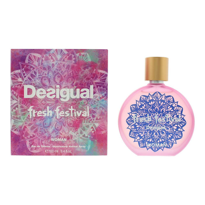 Desigual Fresh Festival Woman Eau De Toilette 100ml Women Spray