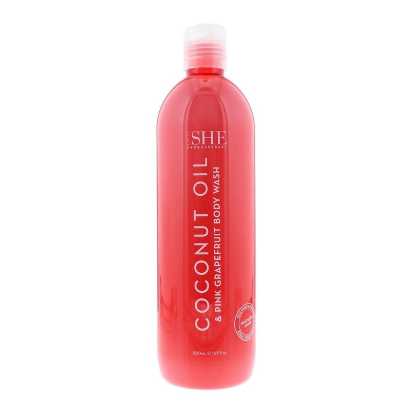Om She Coconut Oil Body Wash Coconut & Pink Grapef