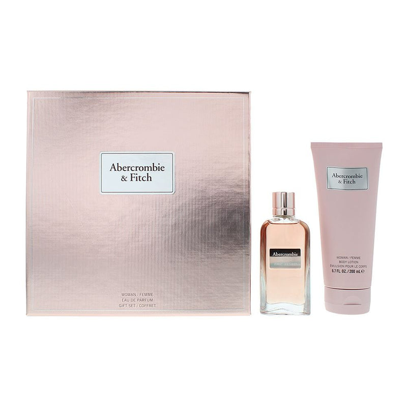 Abercrombie Fitch First Instinct Woman Gift Set: EDP 50ml - Body Lotion 200ml