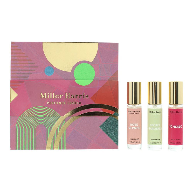 Miller Harris Floral Sweet 3 Piece Gift Set: EDP 3 x 10ml For Unisex
