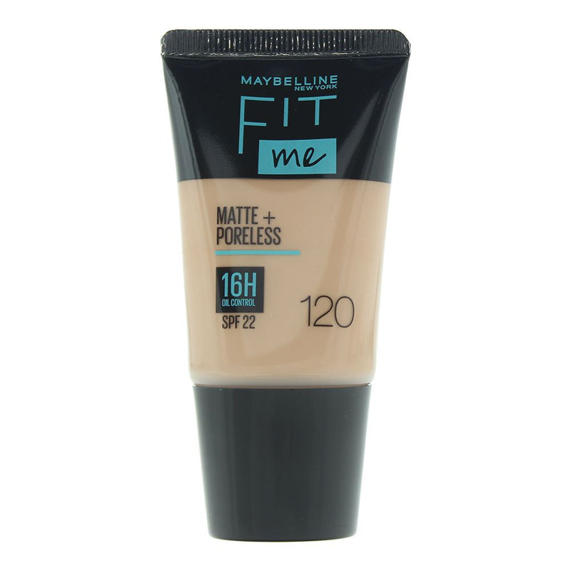 Maybelline Fit Me Matte Poreless Spf 22 120 Foundation 18ml For Women