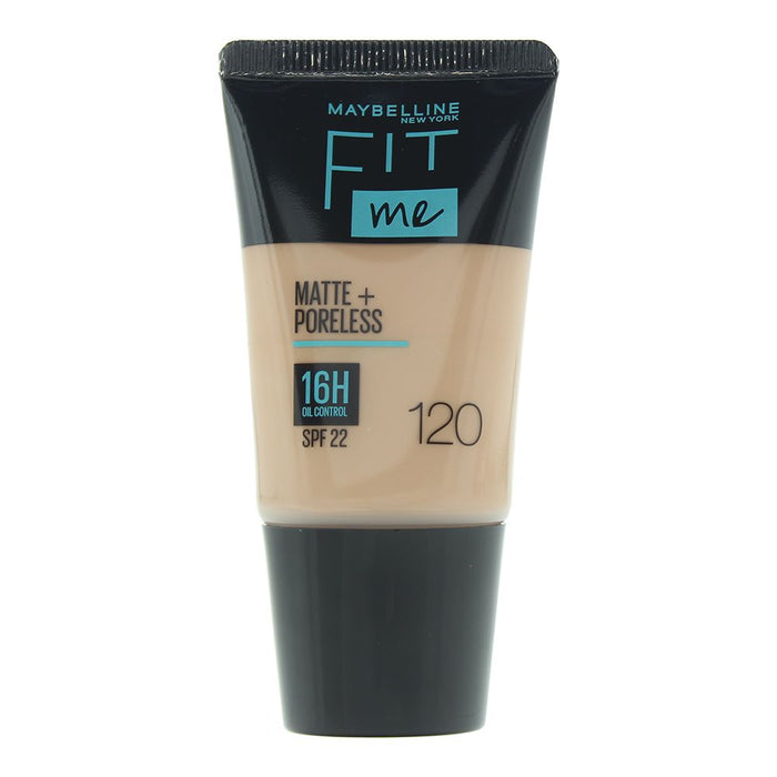 Maybelline Fit Me Matte Poreless Spf 22 120 Foundation 18ml For Women