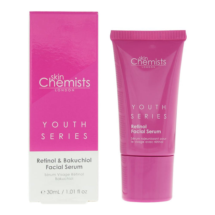 Skin Chemists Youth Series Retinol Bakuchiol Facial Serum 30ml For Women