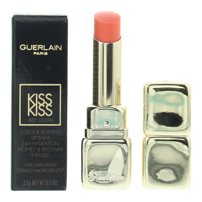 Guerlain Kiss Kiss Bee Glow 319 Peach Glow Lip Balm 3.2g For Women