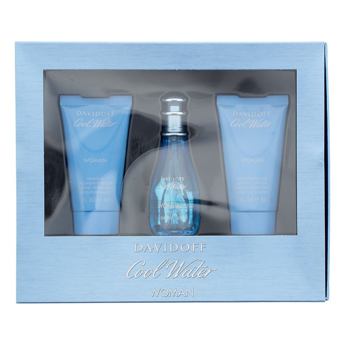 Davidoff Cool Water Woman Eau de Toilette 3 Pieces Gift Set Women