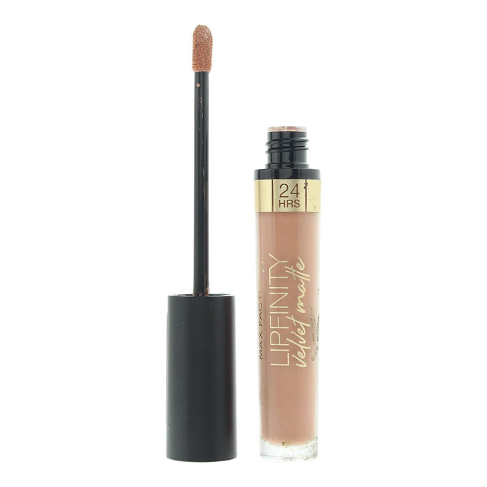 Max Factor Lipfinity Velvet Matte 040 Luxe Nude Liquid Lipstick 3.5ml For Women