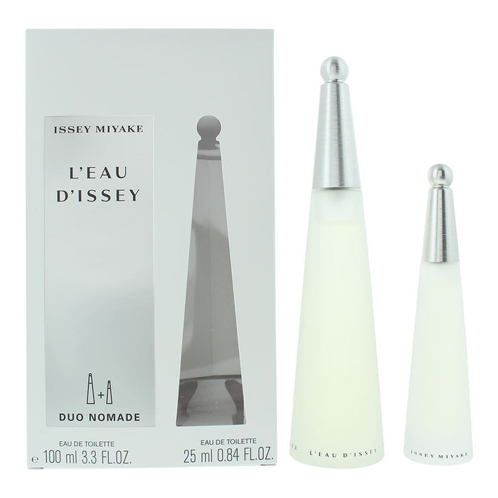Issey Miyake L'eau D'issey 2 Piece Gift Set: EDT 100ml - EDT 25ml For Women
