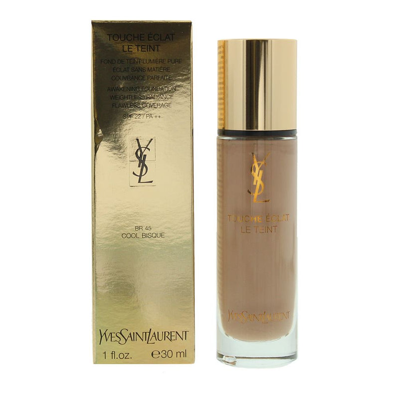 Yves Saint Laurent Touche eclat BR45 Cool Bisque Foundation Spf 22 30ml