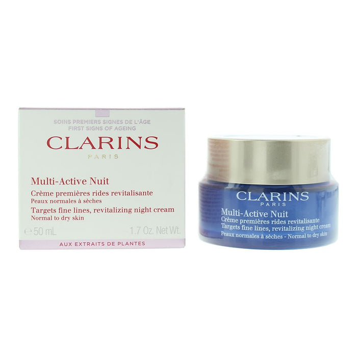 Clarins Multi-Active Normal/Dry Skin Night Cream 50ml For Women Her Brand NEW