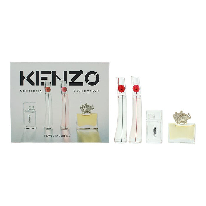Kenzo Flower 4 Piece Gift Set For Women