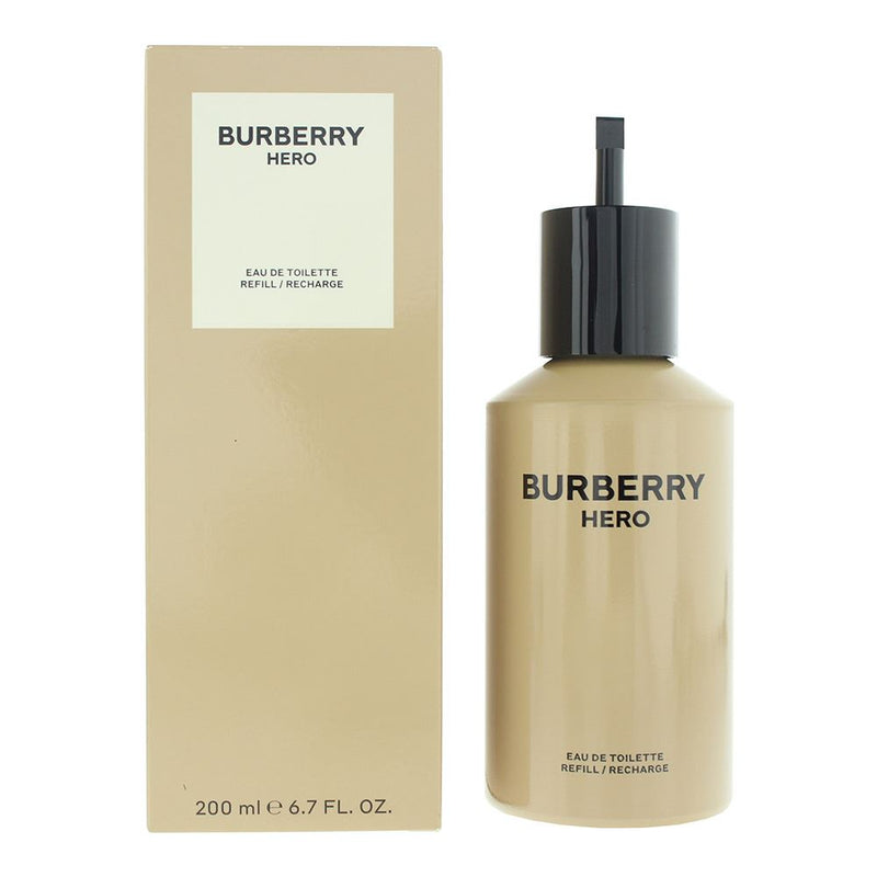 Burberry Hero For Men Eau De Toilette Refill 200ml Mens Perfume