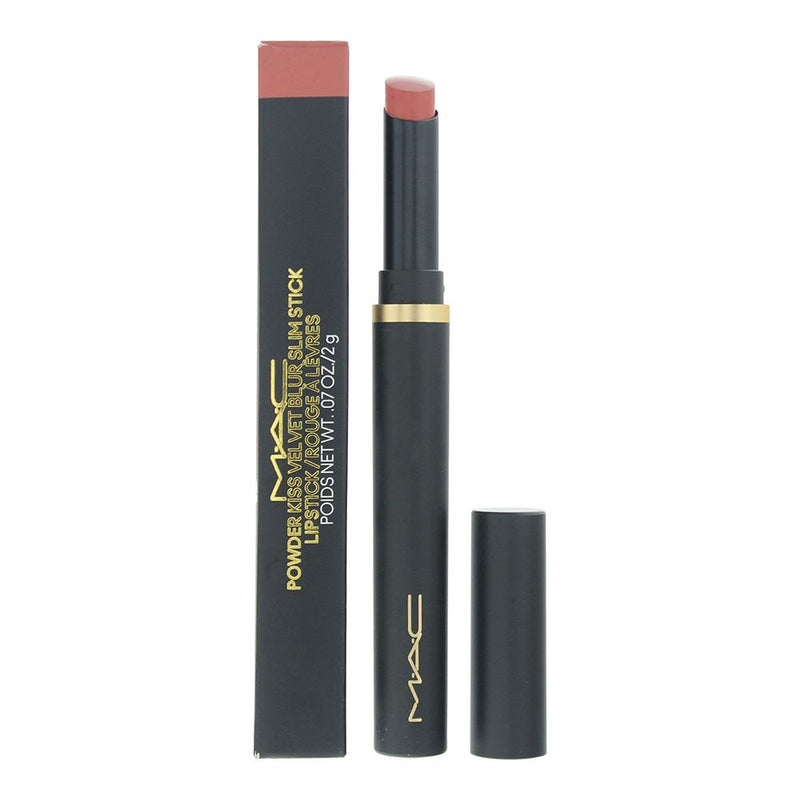 MAC Powder Kiss Velvet Blur Slim Stick 891 Mull It Over Lipstick 2g For Women