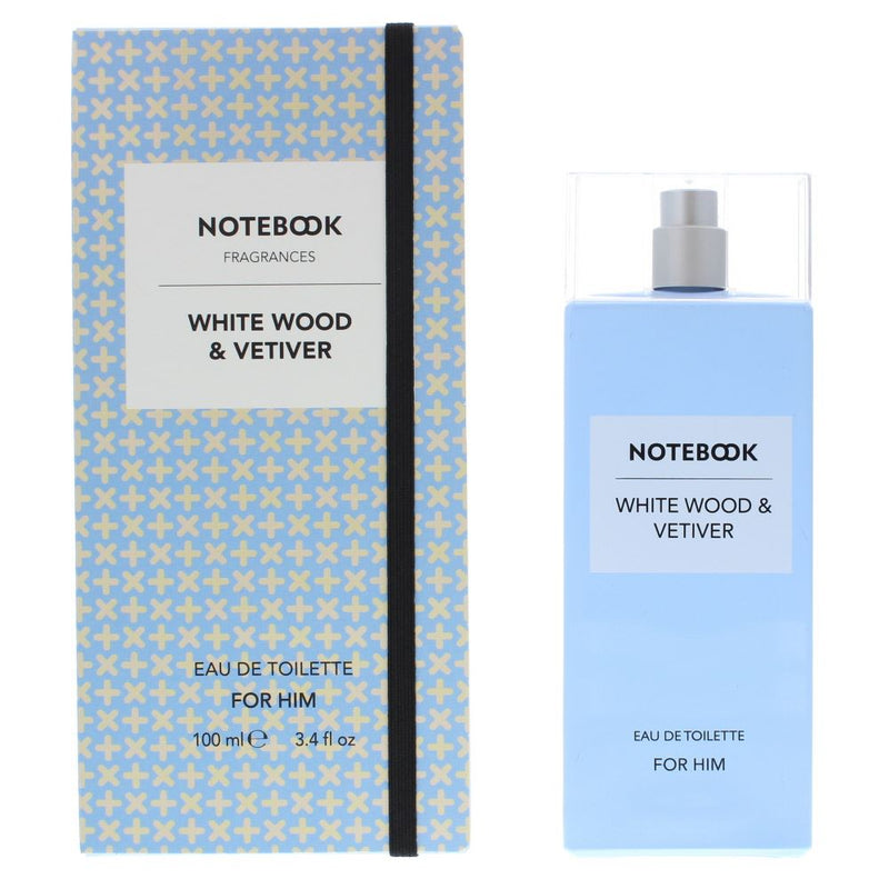 Aquolina NoteBook Whitewood & Vetiver Eau de Toilette 100ml Men Spray