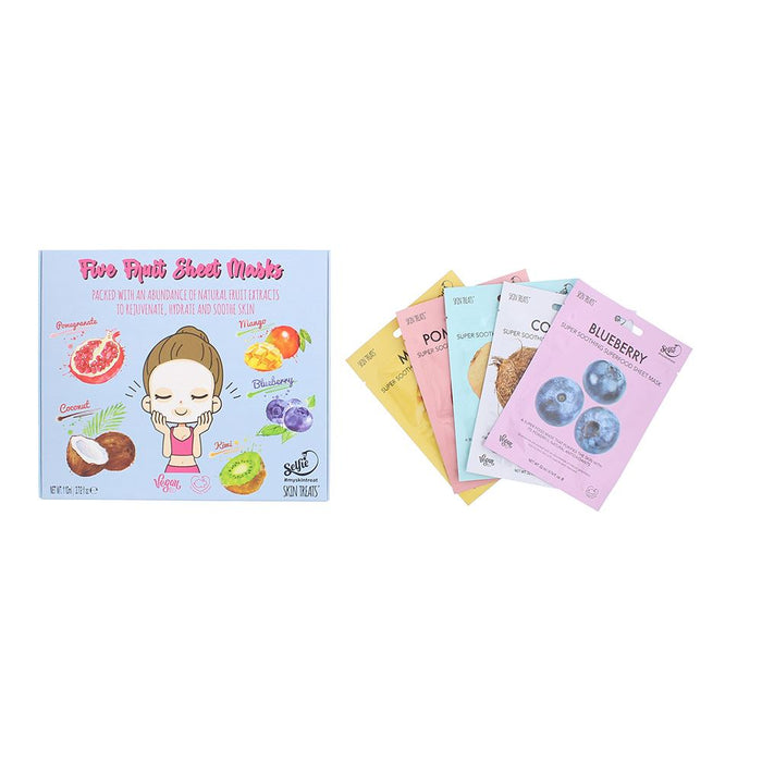 Skin Treats 5 Pack Sheet Mask Box Face Mask Women
