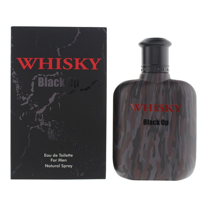 Evaflor Whisky Black Op Eau De Toilette 100ml Men Spray
