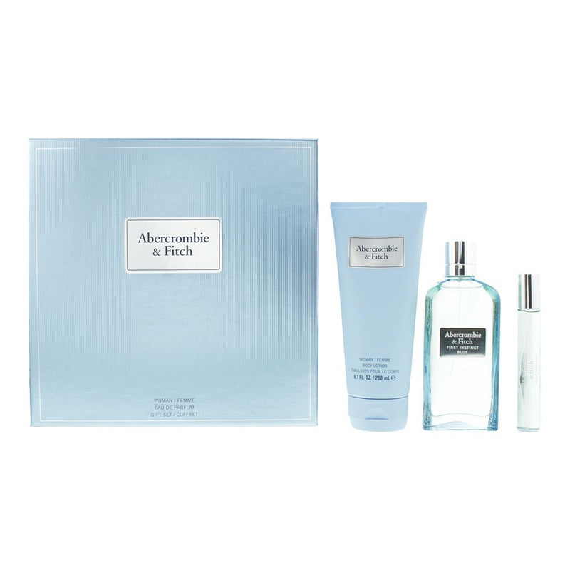 Abercrombie Fitch First Instinct Blue 3 Piece Gift Set