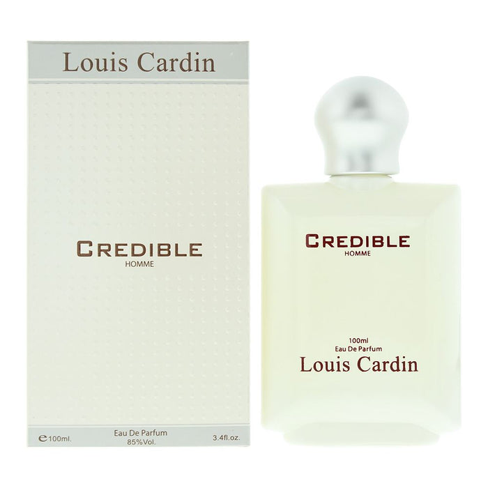 Louis Cardin Credible Homme Eau de Parfum 100ml Men Spray — Red