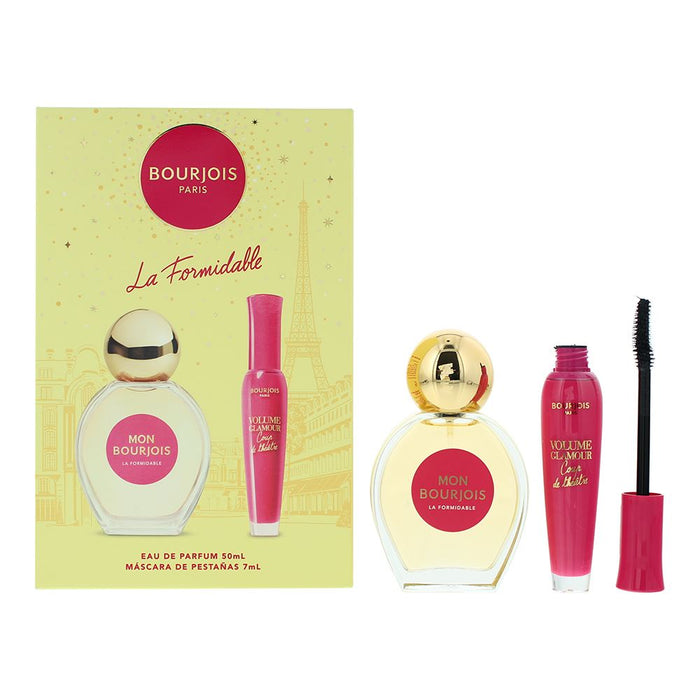 Bourjois La Formidable 2 Piece Gift Set: EDP 50ml - Mascara 7ml For Women