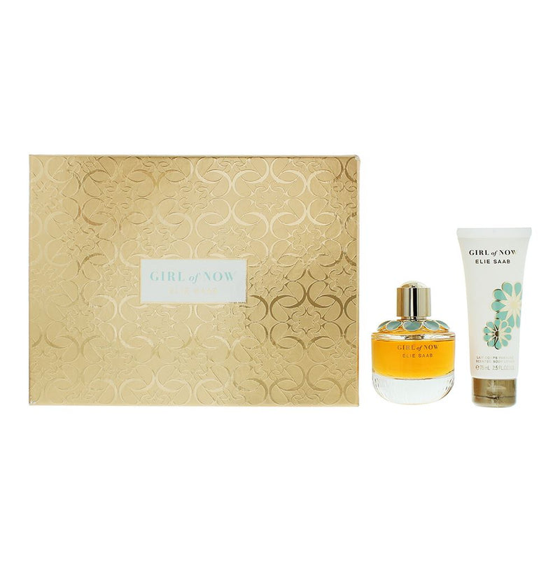 Elie Saab Girl Of Now 2 Piece Gift Set: EDP 50ml - Body Lotion 75ml Women Spray