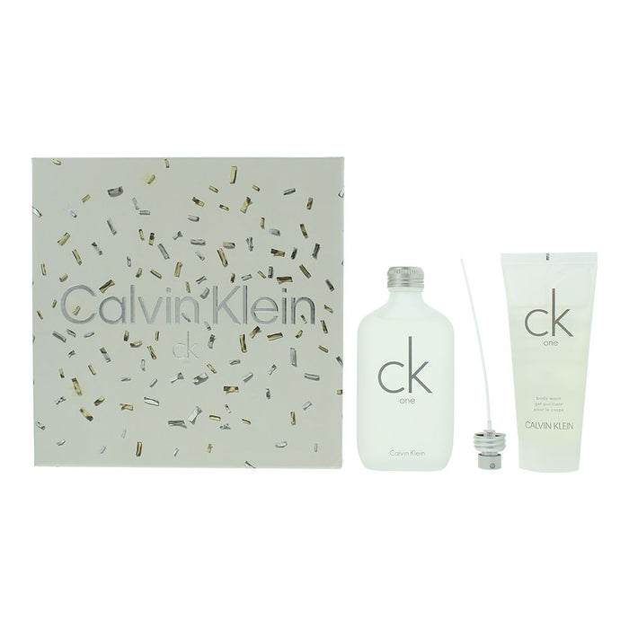 Calvin Klein Ck One 2 Piece Gift Set: EDT 100ml - Shower Gel 100ml For Unisex