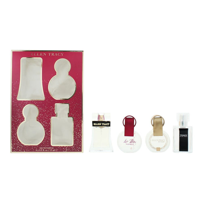 Ellen Tracy Classic Signature Coffret 4 Piece Gift Set: EDP 4 x 15ml For Women