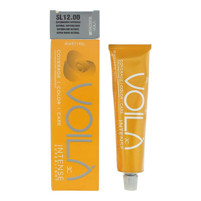 Intercosmo Voila 3C Intense Superlight Sl 12.00 Natural Superblonde Hair Colour 60ml For Women