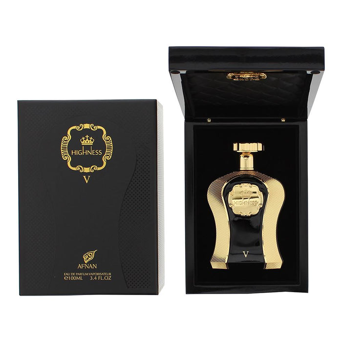Afnan Highness V Black Eau de Parfum 100ml Unisex Spray