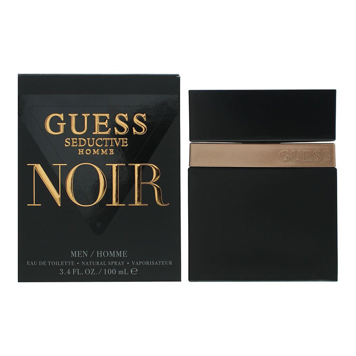 Guess Seductive Homme Noir Eau De Toilette 100ml Men Spray