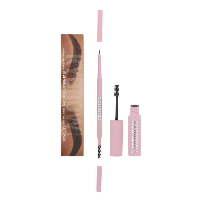 Kylie Jenner Kylie Kybrow 002 Auburn 2 Piece Gift Set: Eyebrow Pencil 0.9g - Eyebrow Gel 5ml For Women