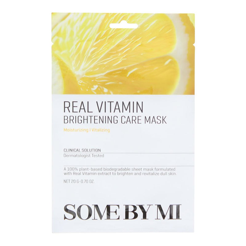 Some By Mi Real Vitamin Brightening Care Sheet Mask 20g For Women