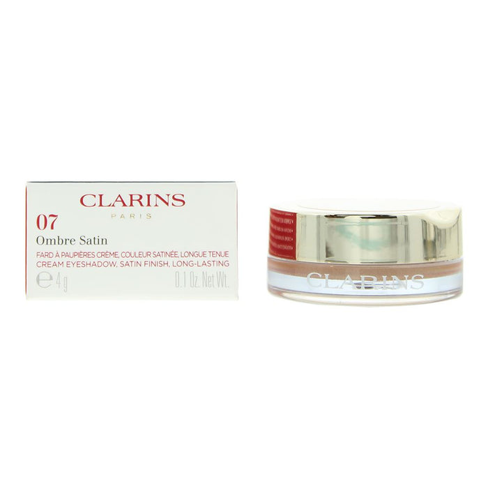 Clarins Ombre Satin 07 Glossy Brown Cream Eye Shadow 4g For Women