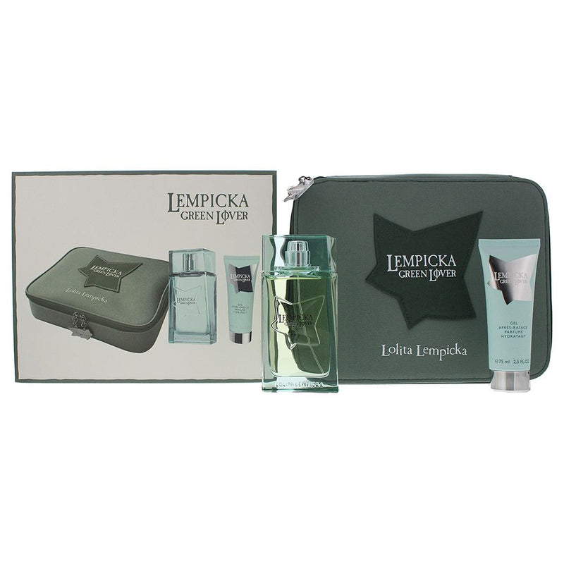 Lolita Lempicka Green Lover 3 Piece EDT Gift Set Men