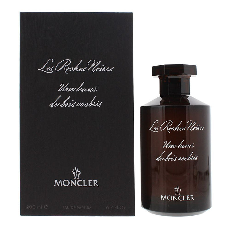Moncler Les Roches Noires Une Lueur De Bois Ambres Eau de Parfum 200ml For Men
