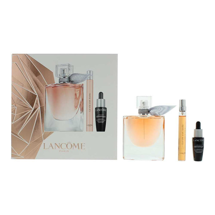 Lancome La Vie Est Belle 3 Piece Gift Set For Women Spray