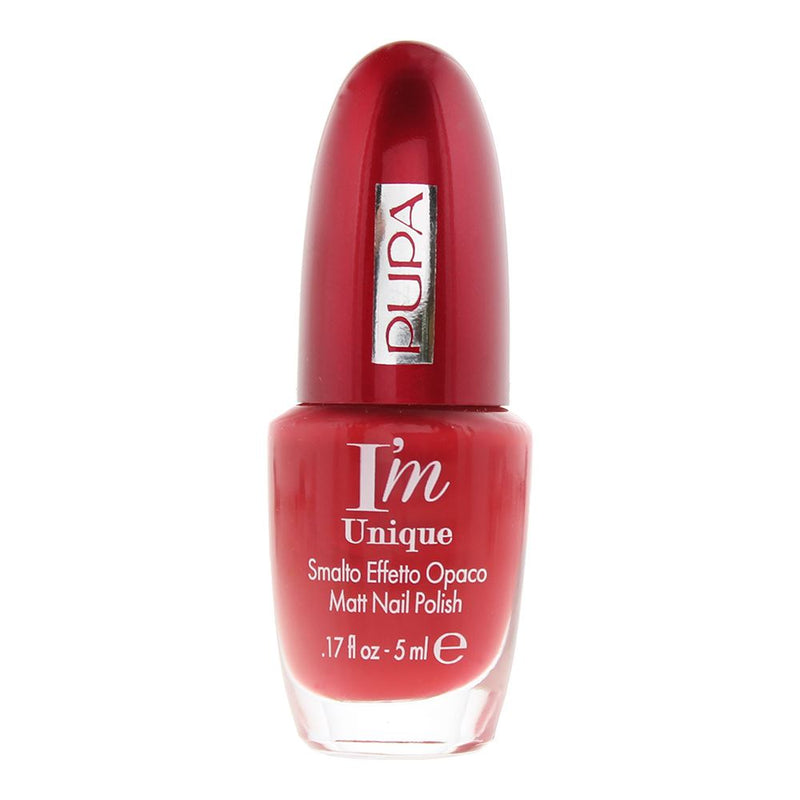 Pupa I'm Unique 001 Irresistable Chili Red Matt Nail Polish 5ml For Women