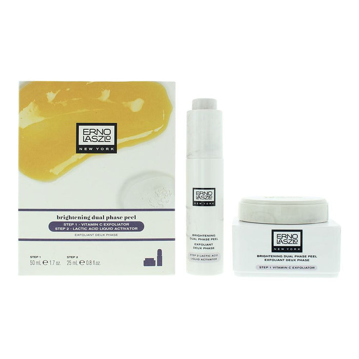 Erno Laszlo Brightening Dual-Phase Peel 2 Pcs Gift Set For Unisex Brand NEW