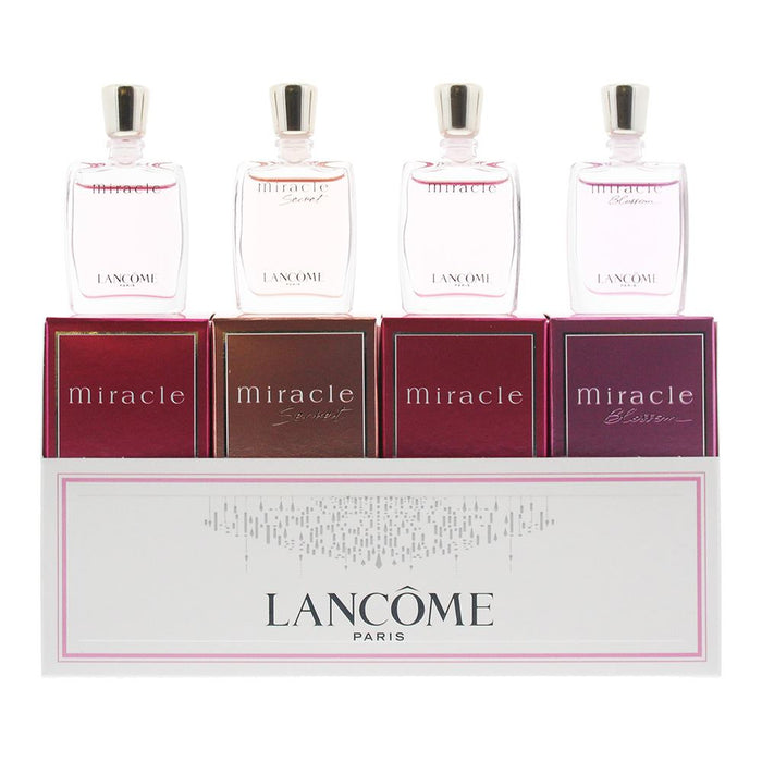 Lancome Miracle 4 Piece Eau de Parfum 5ml EDP 5ml EDP 5ml EDP 5ml Women