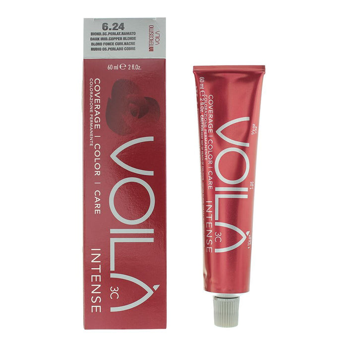 Intercosmo Voila 3C 6.24 Dark Iridescent CopperBlonde Hair Colour 60ml For Women