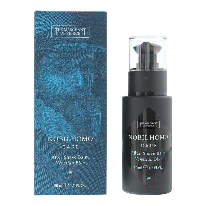 The Merchant Of Venice Nobil Homo Care Venetian Blue Aftershave Balm 50mlFor Men