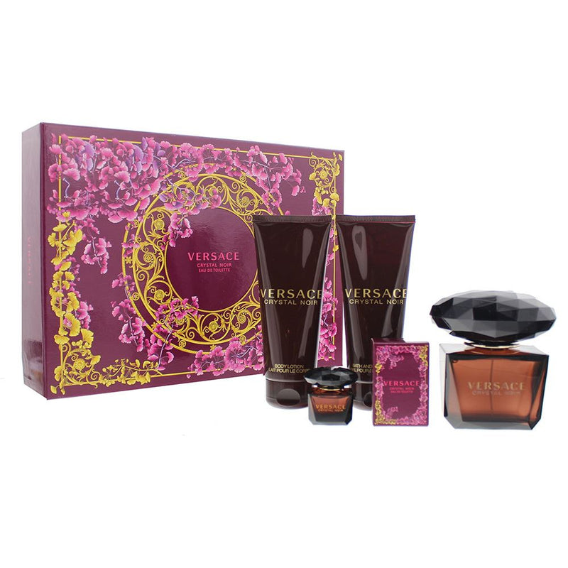 Versace Crystal Noir 4 Piece Gift Set For Women