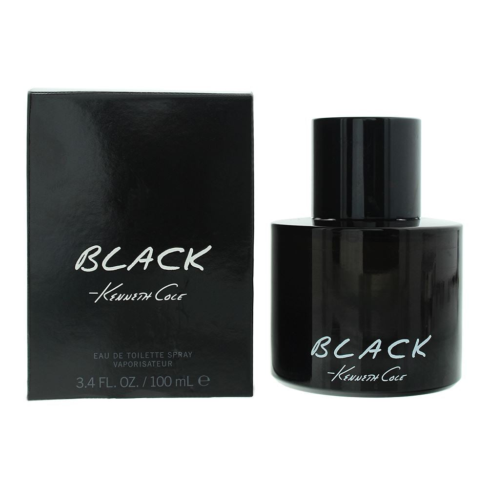 Kenneth Cole Black Eau De Toilette 100ml Men Spray — Red Label Outlet