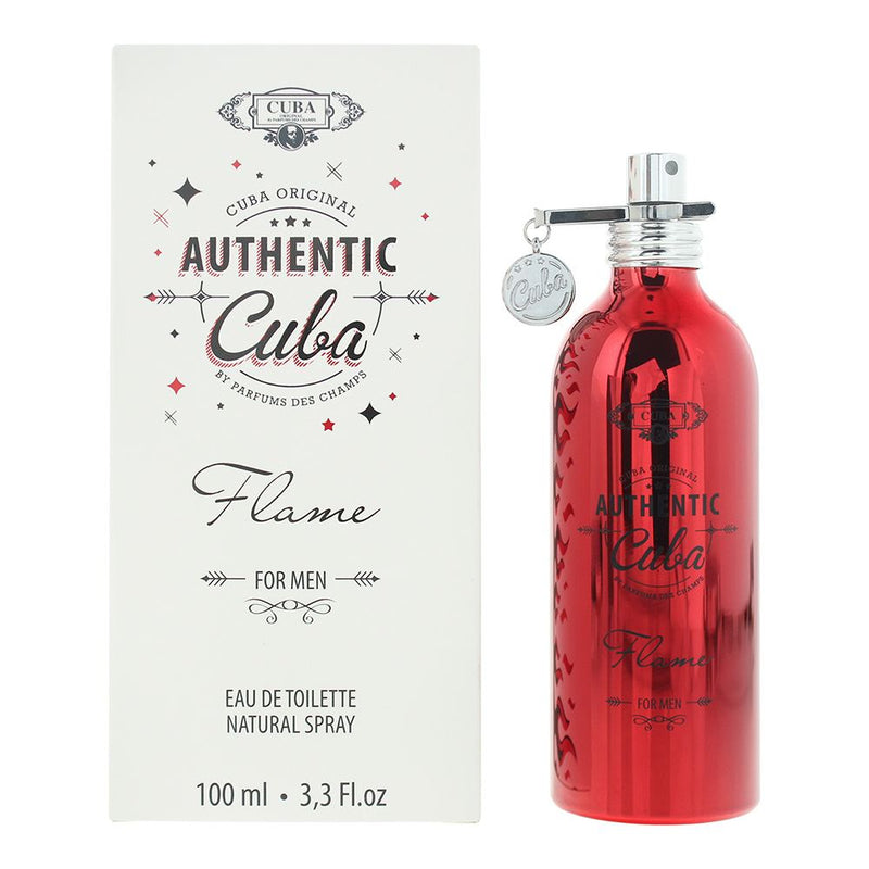 Cuba Authentic Flame For Men Eau De Toilette 100ml For Men