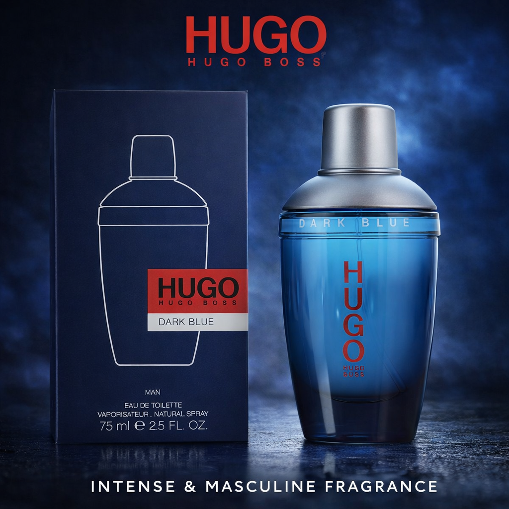 Hugo Boss Dark Blue Eau de Toilette 75ml Men Spray — Red Label Outlet