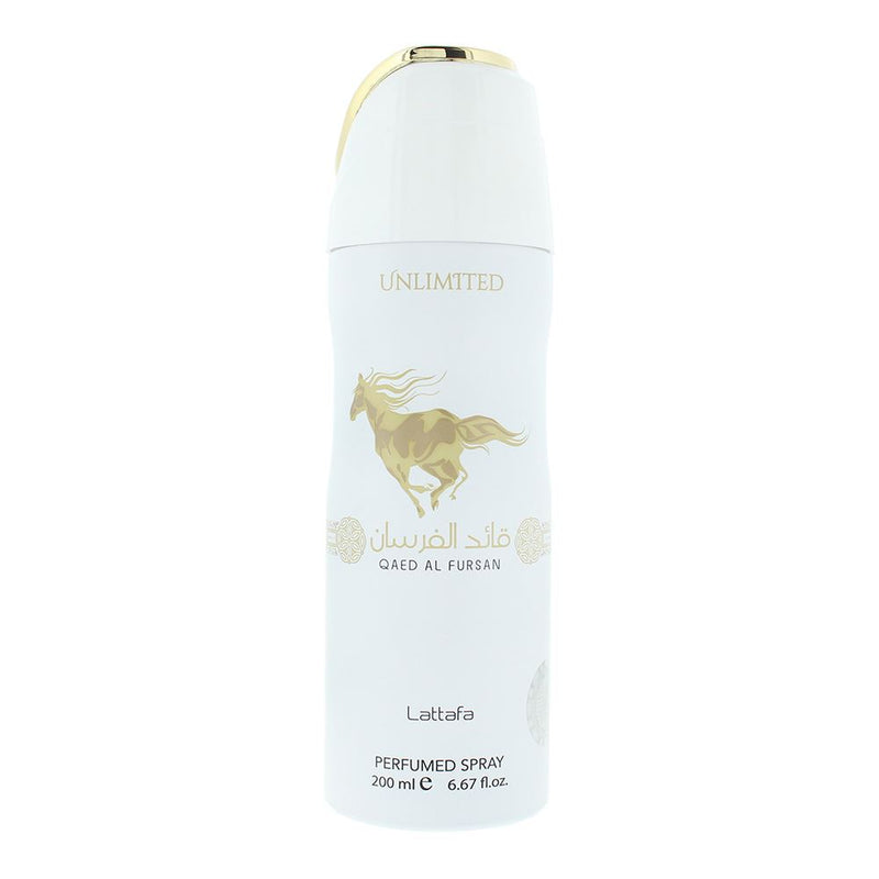 Lattafa Qaed Al Fursan Unlimited Perfumed Body Spray 200ml For Unisex