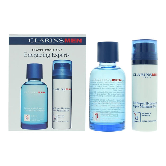 Clarins Men Energizing Experts 2 Piece Gift Set For Men