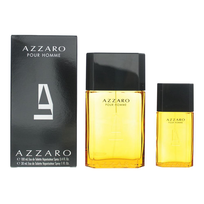 Azzaro Pour Homme 2 Piece Gift Set: Eau de Toilette 100ml - Eau de Toilette 30ml