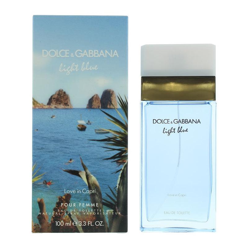 Dolce & Gabbana Light Blue Love In Capri Pour Femme EDT 100ml Women Spray