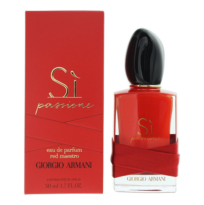 Giorgio Armani Si Passione Red Maestro Eau De Parfum 50ml Women Spray